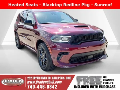 Red 2026 Dodge Durango GT Premium HEMI V8 for sale in Gallipolis, OH