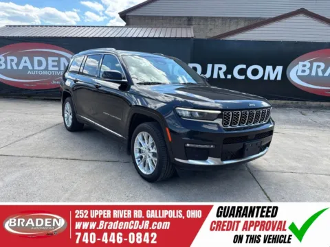 Black 2021 Jeep Grand Cherokee L Summit for sale in Gallipolis, OH