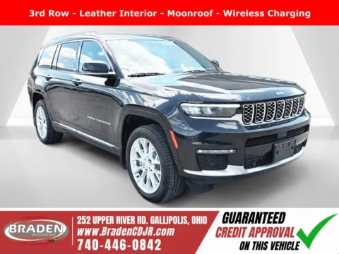 Black 2021 Jeep Grand Cherokee L Summit for sale in Gallipolis, OH