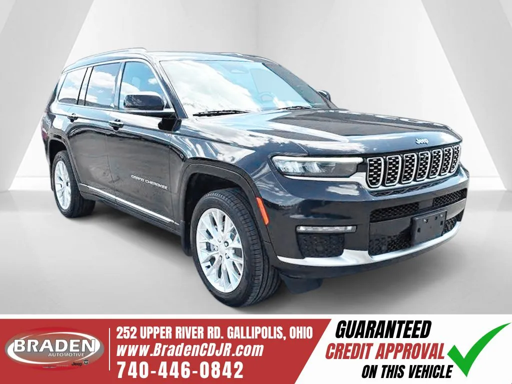 Black 2021 Jeep Grand Cherokee L Summit for sale in Gallipolis, OH