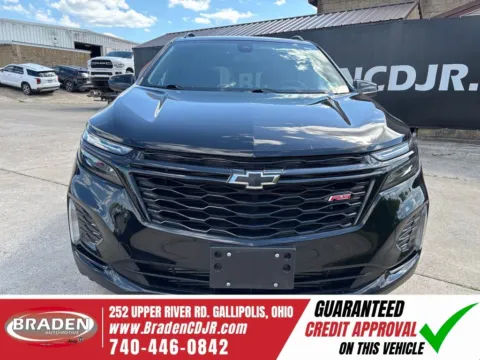 Black 2024 Chevrolet Equinox RS for sale in Gallipolis, OH