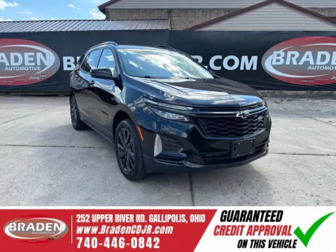 Black 2024 Chevrolet Equinox RS for sale in Gallipolis, OH
