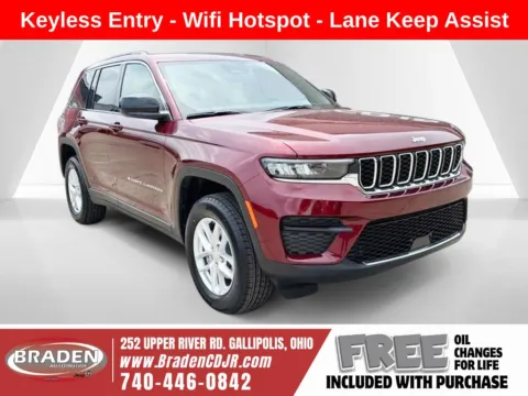 Red 2026 Jeep Grand Cherokee Laredo for sale in Gallipolis, OH