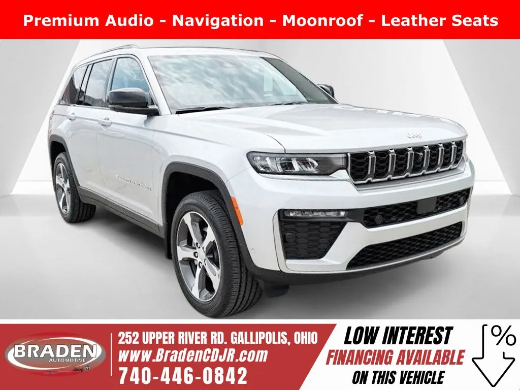 Silver 2026 Jeep Grand Cherokee Limited for sale in Gallipolis, OH