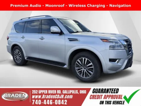 Silver 2023 Nissan Armada SL for sale in Gallipolis, OH