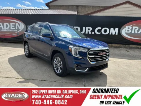 Blue 2022 GMC Terrain SLT for sale in Gallipolis, OH