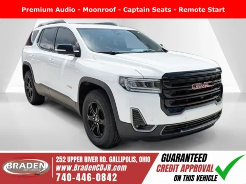White 2023 GMC Acadia AT4 for sale in Gallipolis, OH