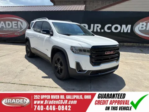 White 2023 GMC Acadia AT4 for sale in Gallipolis, OH
