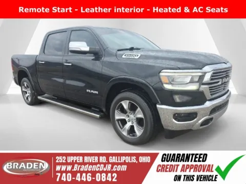 Black 2019 Ram 1500 Laramie for sale in Gallipolis, OH