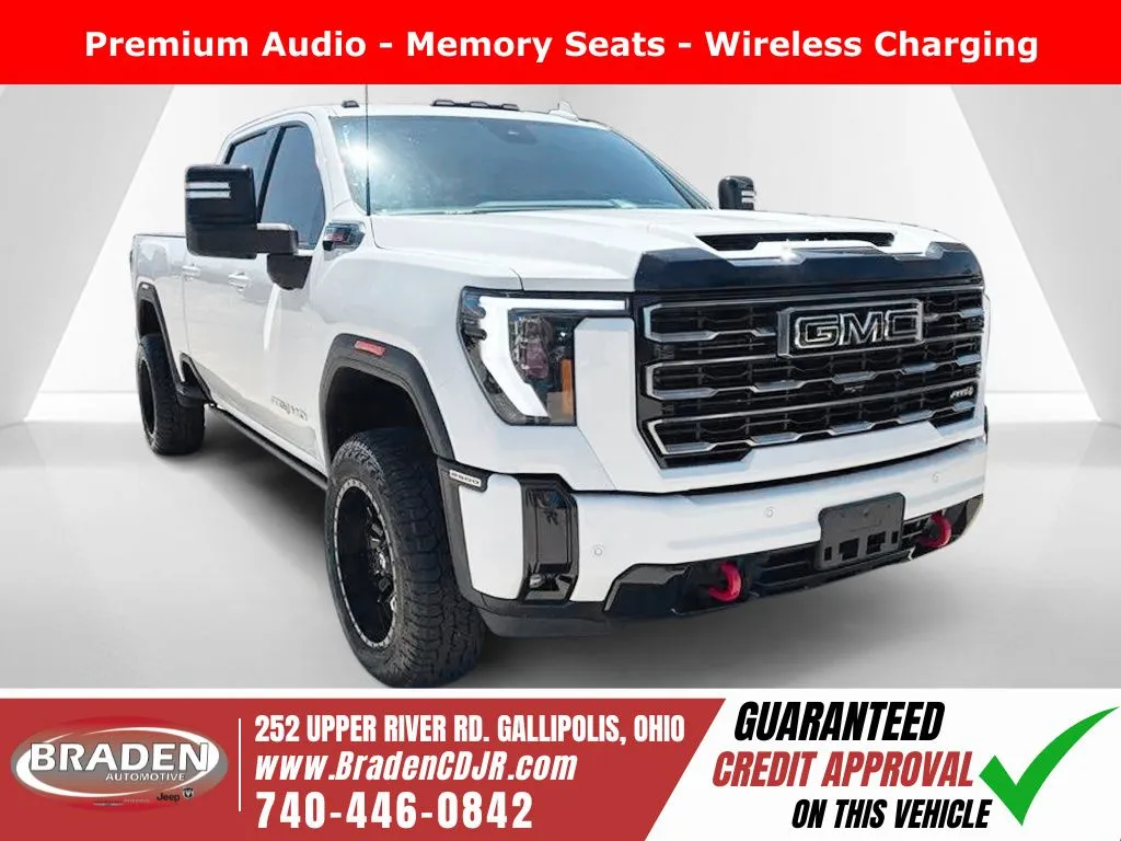 White 2025 GMC Sierra 2500HD AT4 for sale in Gallipolis, OH
