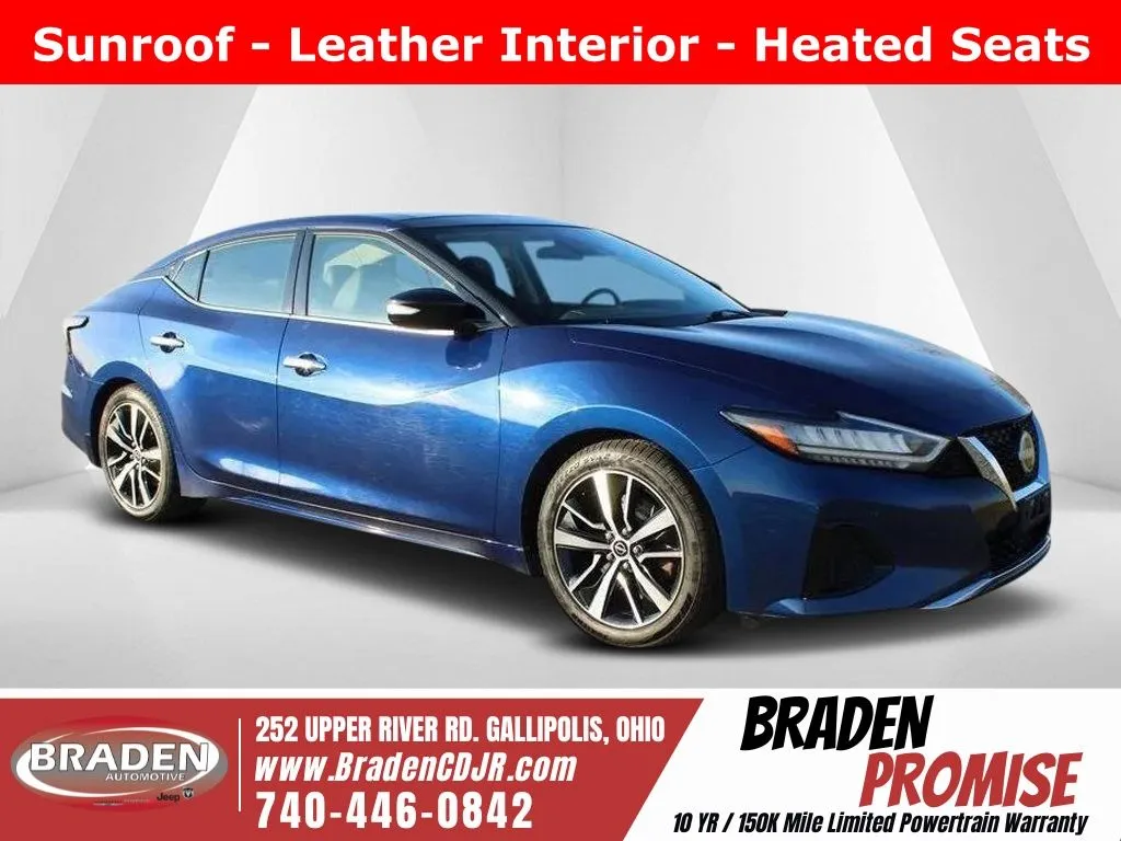 Blue 2023 Nissan Maxima 3.5 SL for sale in Gallipolis, OH