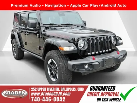 Black 2021 Jeep Wrangler Unlimited Rubicon for sale in Gallipolis, OH