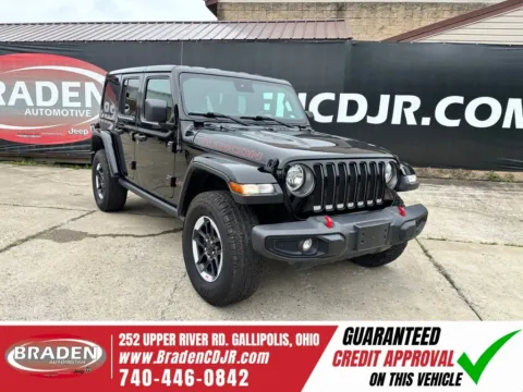 Black 2021 Jeep Wrangler Unlimited Rubicon for sale in Gallipolis, OH