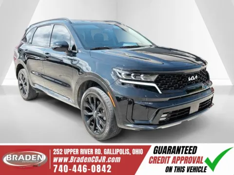 Black 2023 Kia Sorento SX for sale in Gallipolis, OH