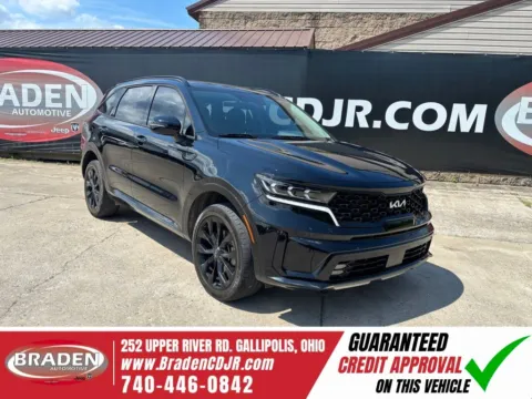 Black 2023 Kia Sorento SX for sale in Gallipolis, OH