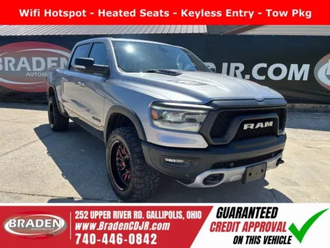 Silver 2020 Ram 1500 Rebel for sale in Gallipolis, OH