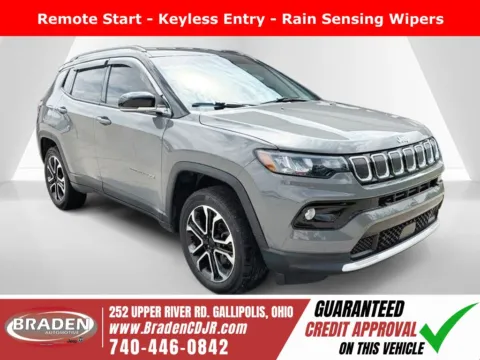 Gray 2022 Jeep Compass Limited for sale in Gallipolis, OH