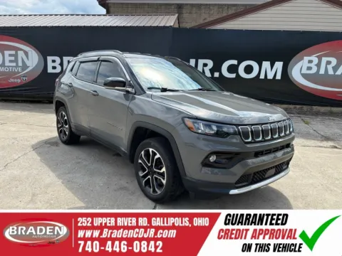 Gray 2022 Jeep Compass Limited for sale in Gallipolis, OH