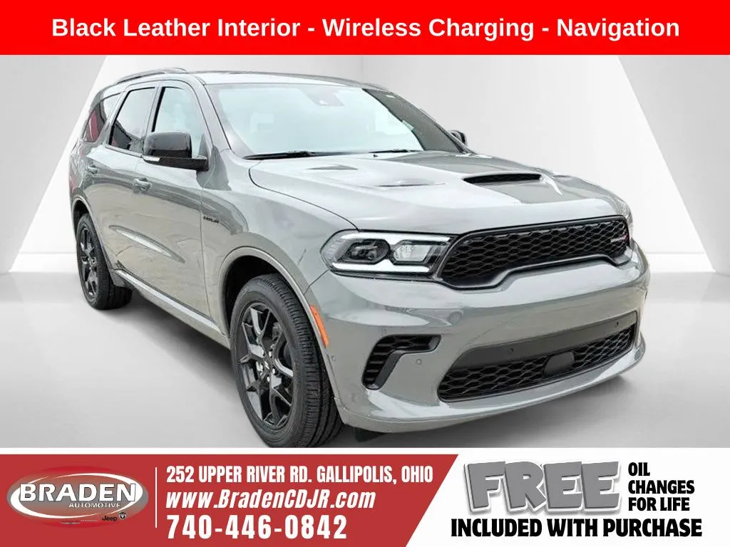 Gray 2026 Dodge Durango GT Premium HEMI V8 for sale in Gallipolis, OH