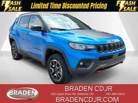 Blue 2026 Jeep Compass Trailhawk for sale in Gallipolis, OH