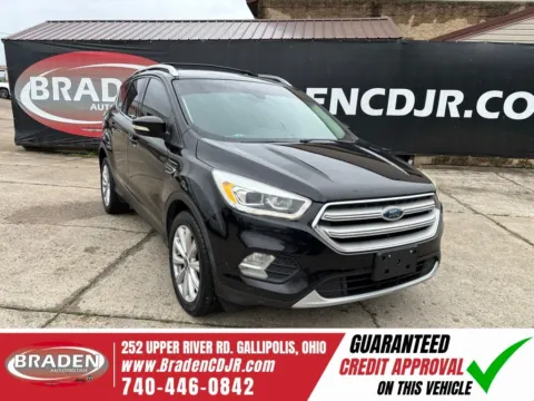Black 2018 Ford Escape Titanium for sale in Gallipolis, OH