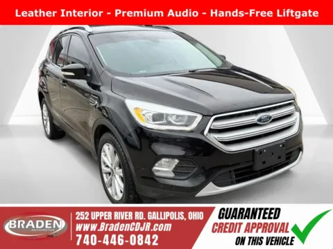 Black 2018 Ford Escape Titanium for sale in Gallipolis, OH