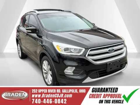 Black 2018 Ford Escape Titanium for sale in Gallipolis, OH