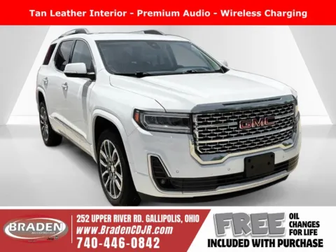 White 2023 GMC Acadia Denali for sale in Gallipolis, OH