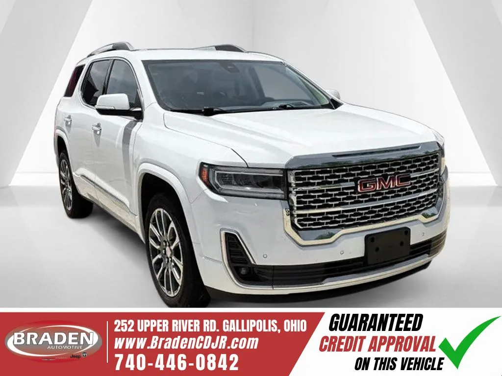 White 2023 GMC Acadia Denali for sale in Gallipolis, OH
