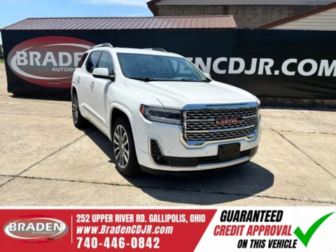White 2023 GMC Acadia Denali for sale in Gallipolis, OH