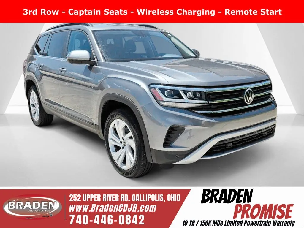 Gray 2023 Volkswagen Atlas 3.6L V6 SE w/Technology for sale in Gallipolis, OH