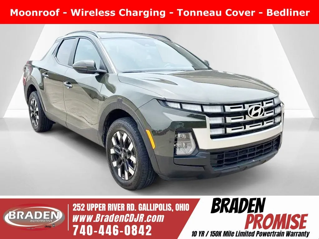 Green 2025 Hyundai Santa Cruz SEL for sale in Gallipolis, OH