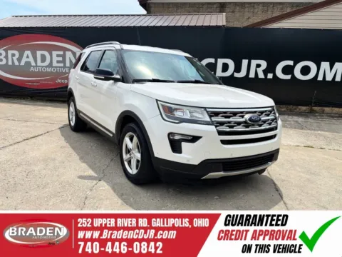 White 2018 Ford Explorer XLT for sale in Gallipolis, OH