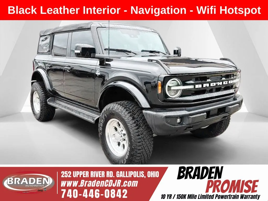 Black 2025 Ford Bronco Outer Banks for sale in Gallipolis, OH
