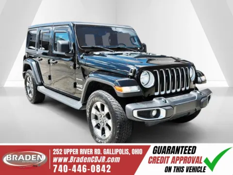 Black 2021 Jeep Wrangler Unlimited Sahara for sale in Gallipolis, OH