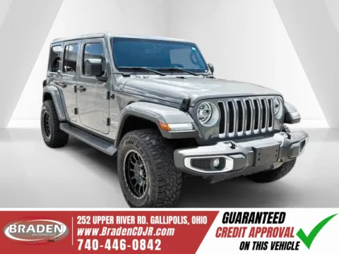 Gray 2021 Jeep Wrangler Unlimited Sahara for sale in Gallipolis, OH