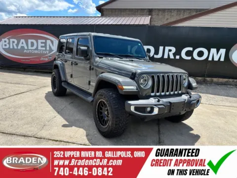 Gray 2021 Jeep Wrangler Unlimited Sahara for sale in Gallipolis, OH