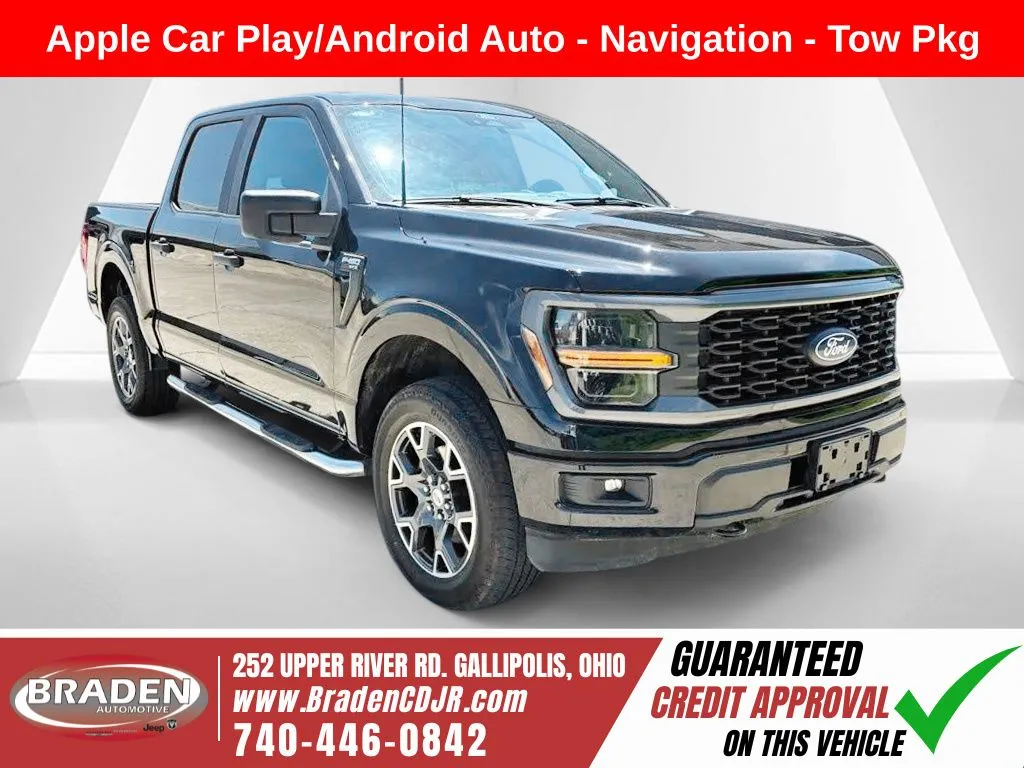 Black 2024 Ford F-150 STX for sale in Gallipolis, OH