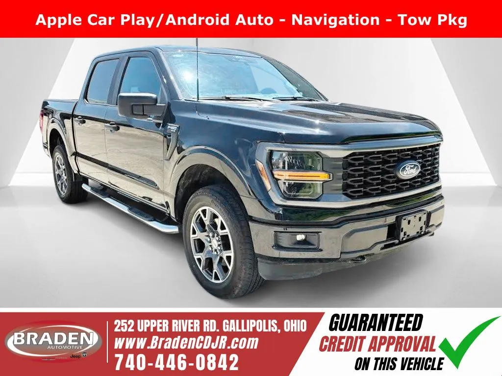 Black 2024 Ford F-150 STX for sale in Gallipolis, OH