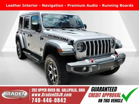 Silver 2019 Jeep Wrangler Unlimited Rubicon for sale in Gallipolis, OH