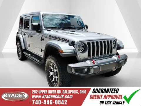 Silver 2019 Jeep Wrangler Unlimited Rubicon for sale in Gallipolis, OH
