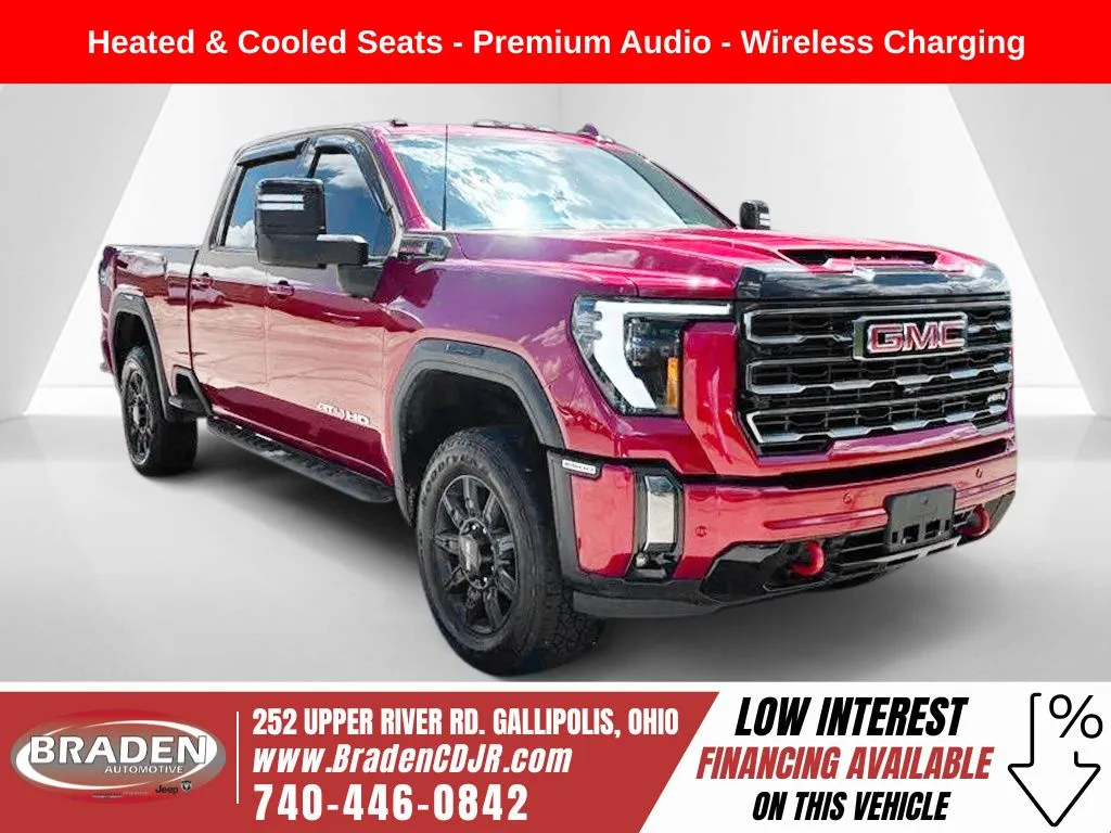Red 2024 GMC Sierra 2500HD AT4 for sale in Gallipolis, OH