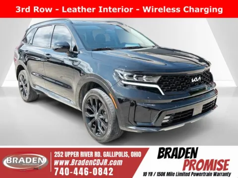 Black 2023 Kia Sorento SX for sale in Gallipolis, OH