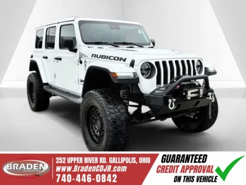 White 2020 Jeep Wrangler Unlimited Rubicon for sale in Gallipolis, OH