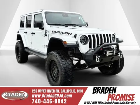 White 2020 Jeep Wrangler Unlimited Rubicon for sale in Gallipolis, OH