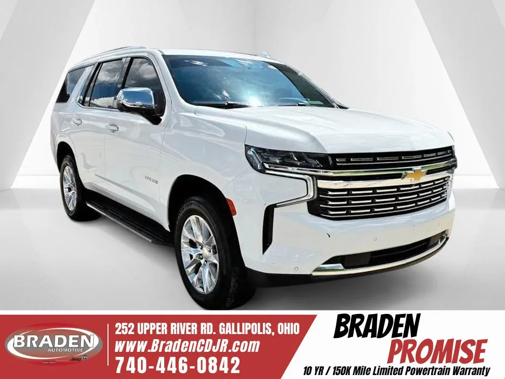 White 2021 Chevrolet Tahoe Premier for sale in Gallipolis, OH