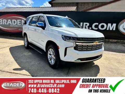 White 2021 Chevrolet Tahoe Premier for sale in Gallipolis, OH