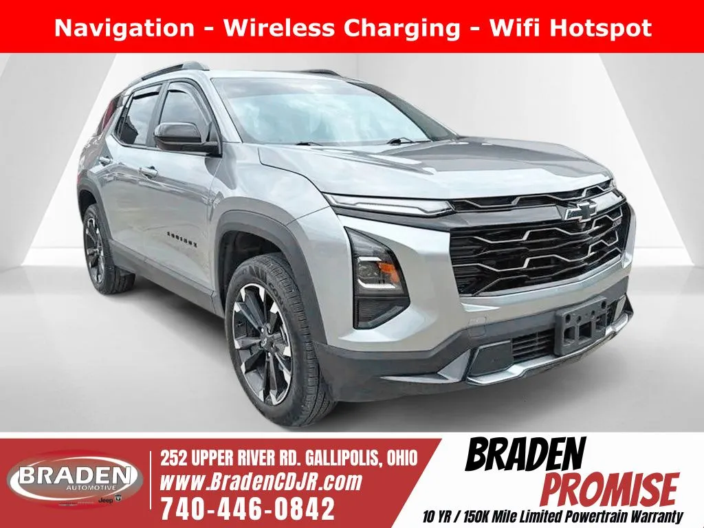 Gray 2026 Chevrolet Equinox RS for sale in Gallipolis, OH