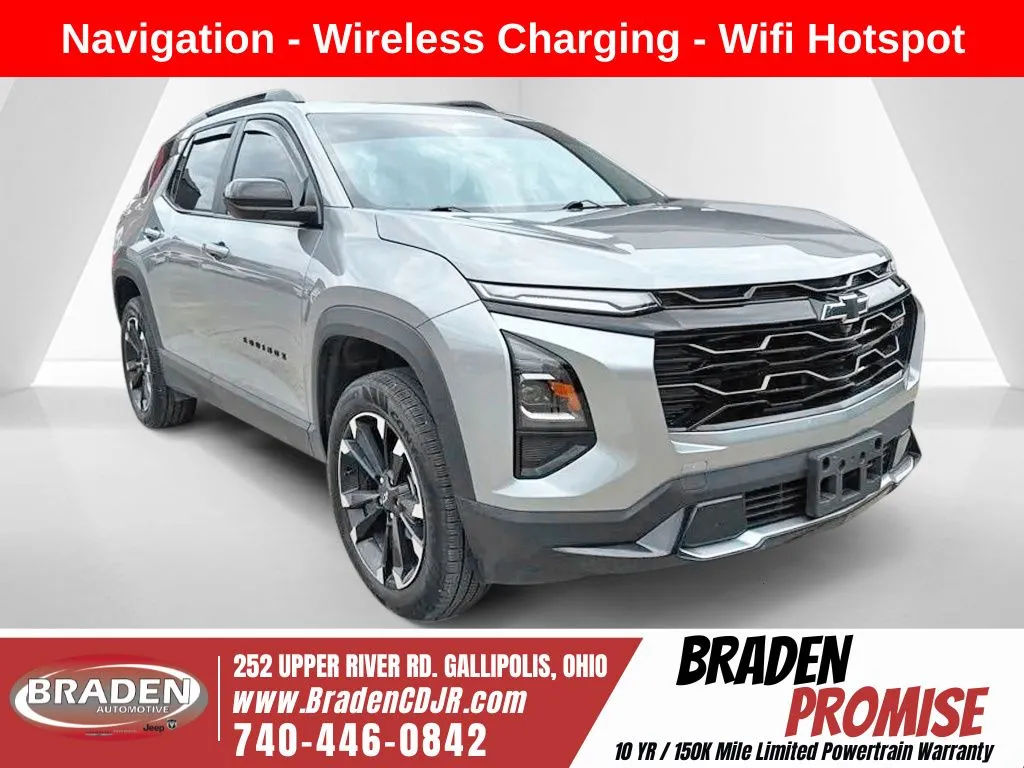 Gray 2026 Chevrolet Equinox RS for sale in Gallipolis, OH