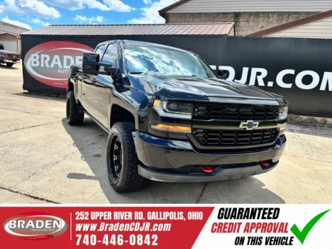 Black 2016 Chevrolet Silverado 1500 Custom for sale in Gallipolis, OH